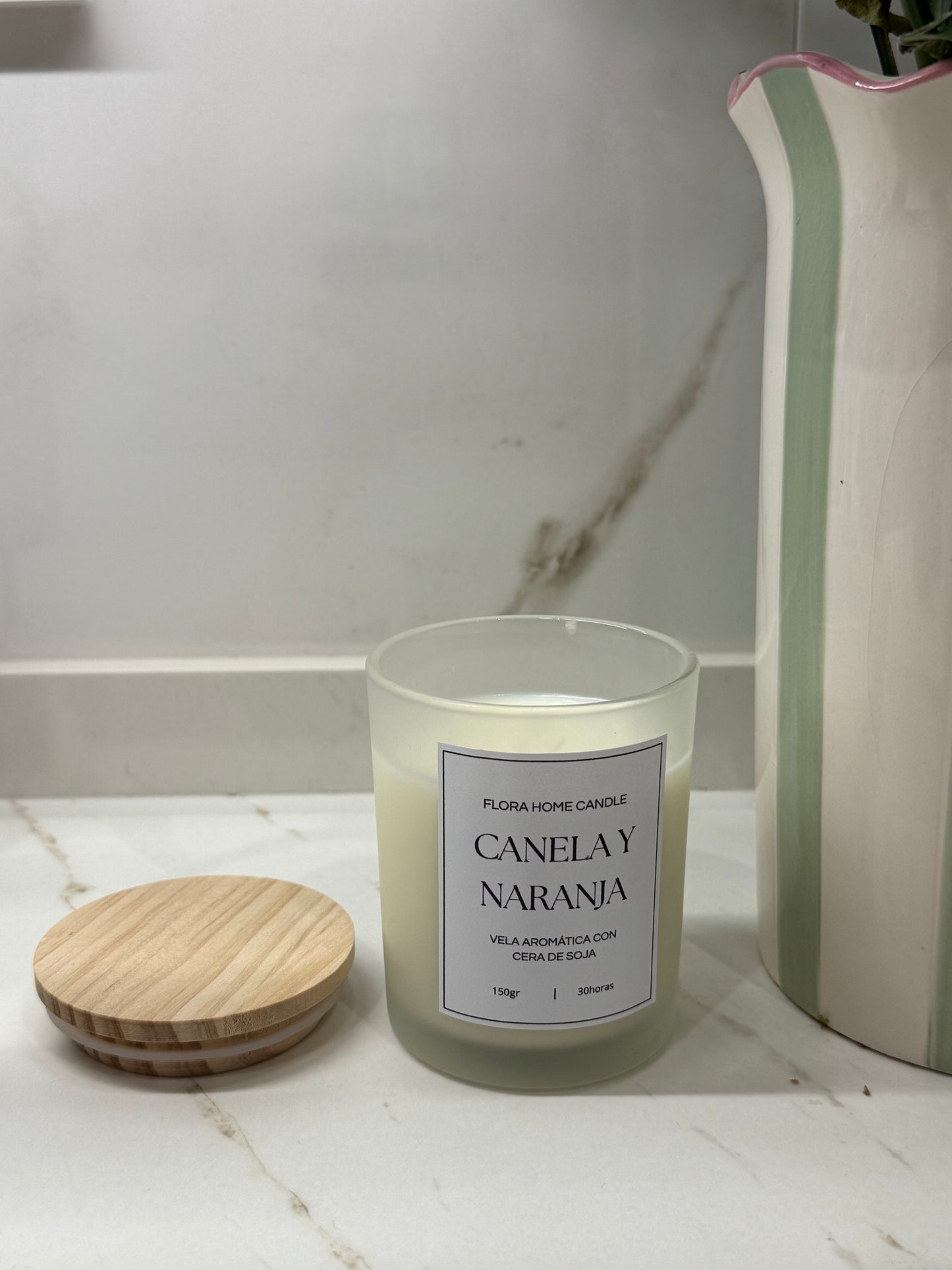 VELA CANELA & NARANJA