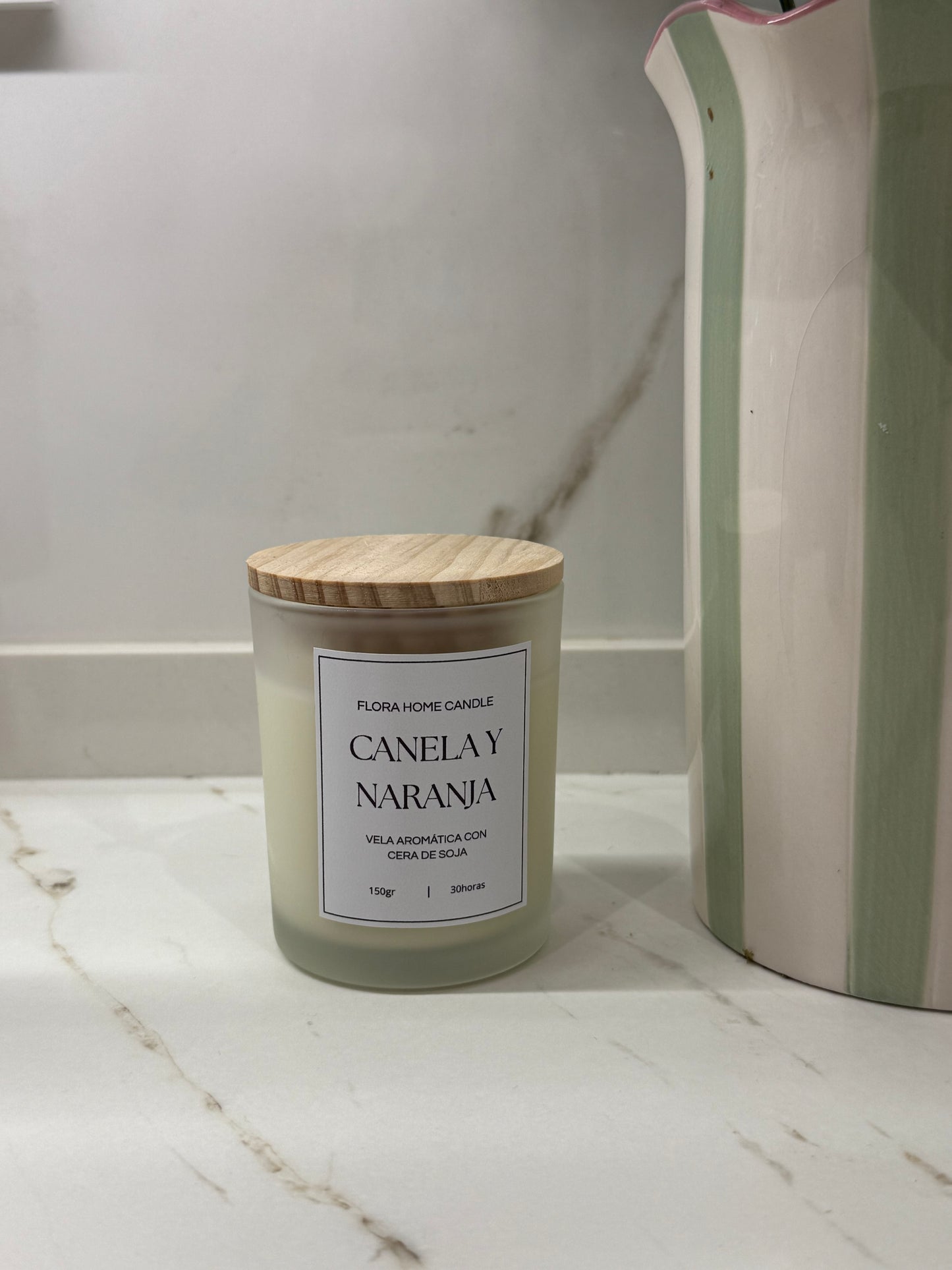 VELA CANELA & NARANJA