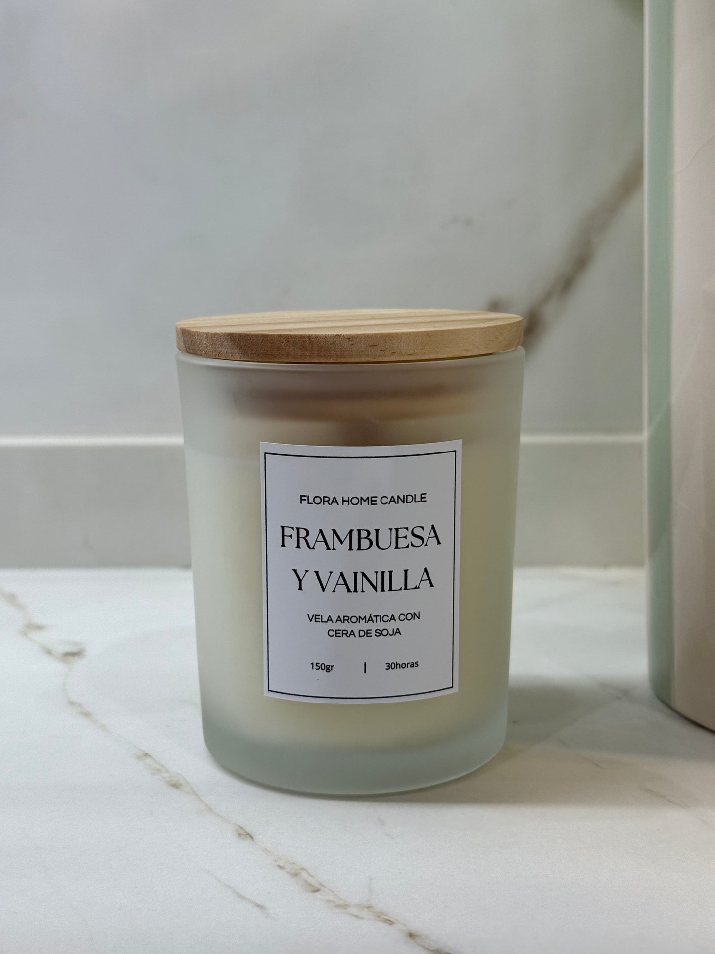VELA VAINILLA & FRAMBUESA